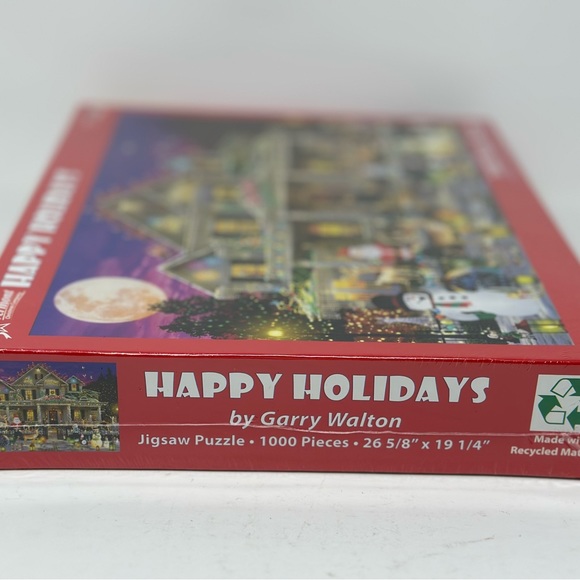 Vermont Christmas Company 1000 pc Jigsaw Puzzle Happy Holidays VC1140 Sealed - Picture 4 of 6